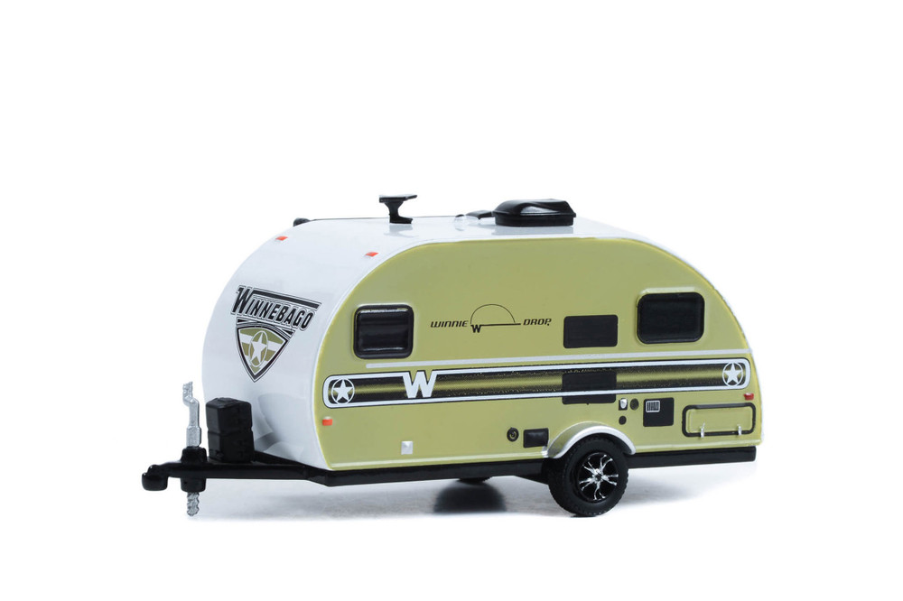 2017 Winnebago  Winnie Drop, Green - Greenlight 34130E/48 - 1/64 Scale Diecast Model Toy Car