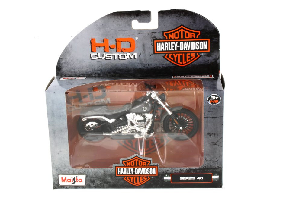 2016 Harley Davidson Breakout, Gray - Maisto 31360/40 - 1/18 scale Diecast Motorcycle