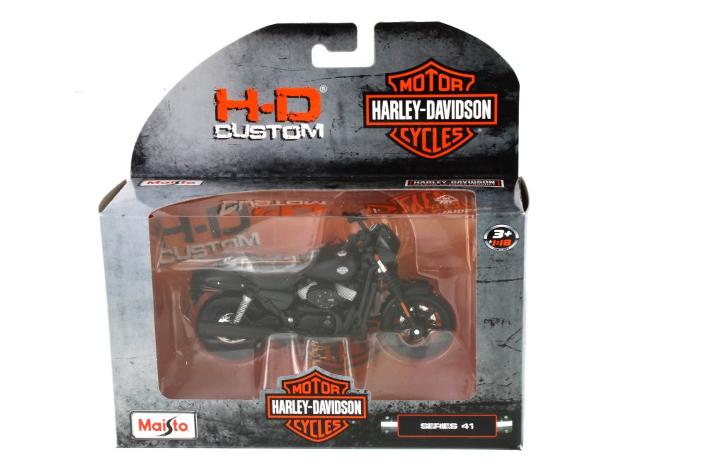 2015 Harley Davidson Street 750, Black - Maisto 31360/41 - 1/18