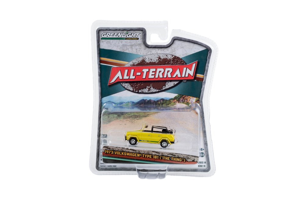 1973 Volkswagen Thing (Type 181), Yellow - Greenlight 35250A/48 - 1/64 Scale Diecast Model Toy Car