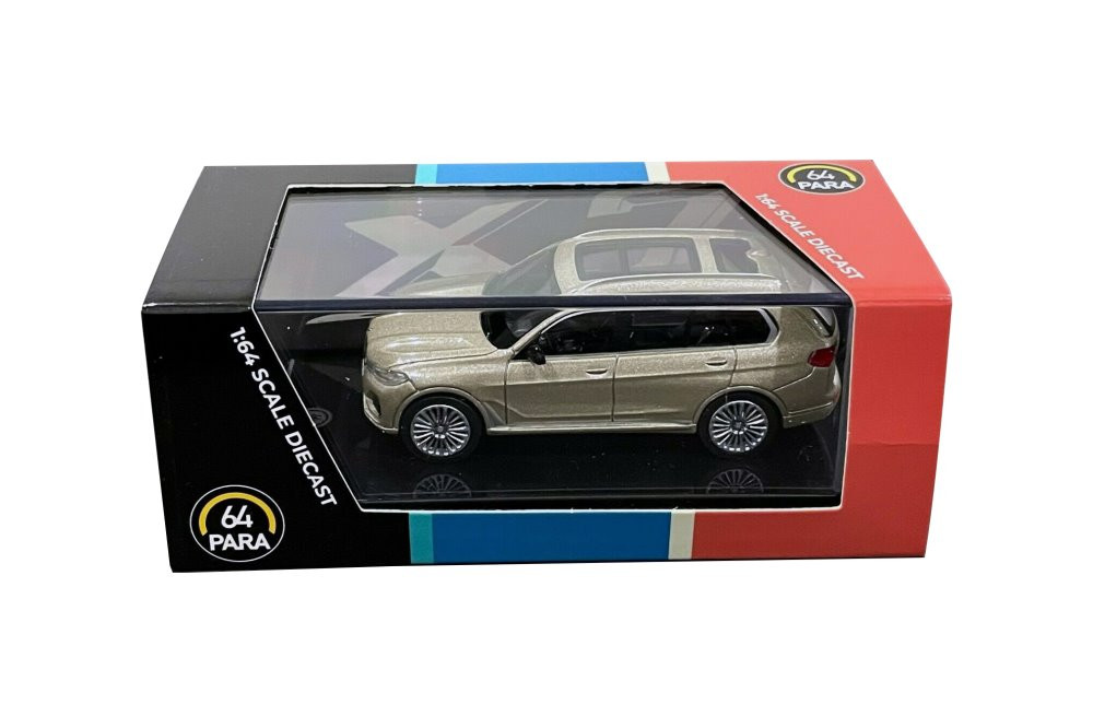 BMW X7, Sunstone Gold Metallic - Paragon PA55196SUN - 1/64 scale Diecast Model Toy Car