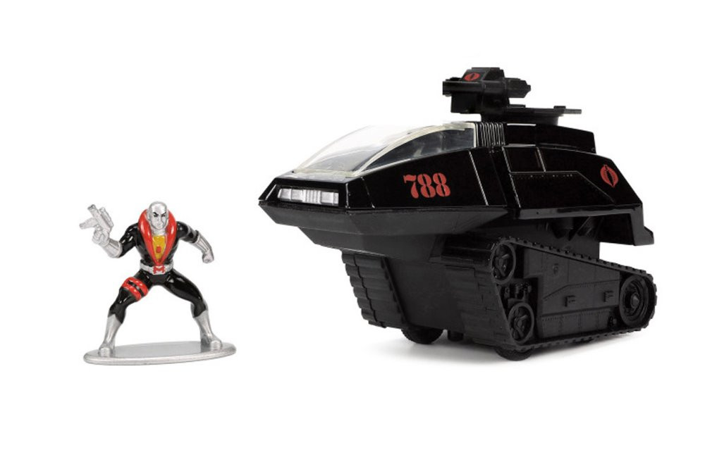 H.I.S.S. Tank #788 with Turret & Destro Figure, G.I. Joe - Jada Toys 33084 - 1/32 Scale Diecast Car