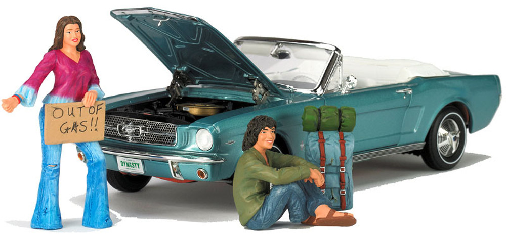 Out of Gas Set of 4 - Motorhead Miniatures 551 - 1/18 Scale Figurine - Diorama Accessory