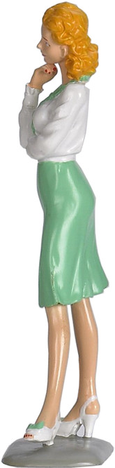 Lady Bonnie, White /Green - Motorhead Miniatures 333W - 1/18 Scale Figurine - Diorama Accessory