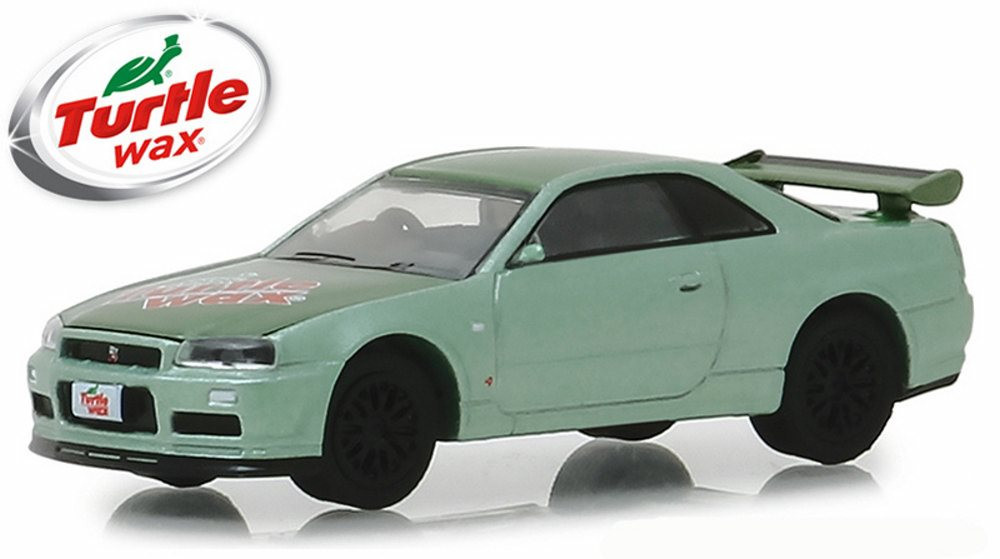 2000 Nissan Skyline GTR, Turtle Wax - Greenlight 30017/48 - 1/64