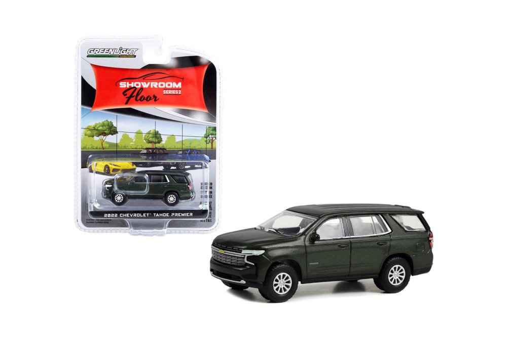 2022 Chevy Tahoe Premier, Gray - Greenlight 68020D/48 - 1/64 Scale