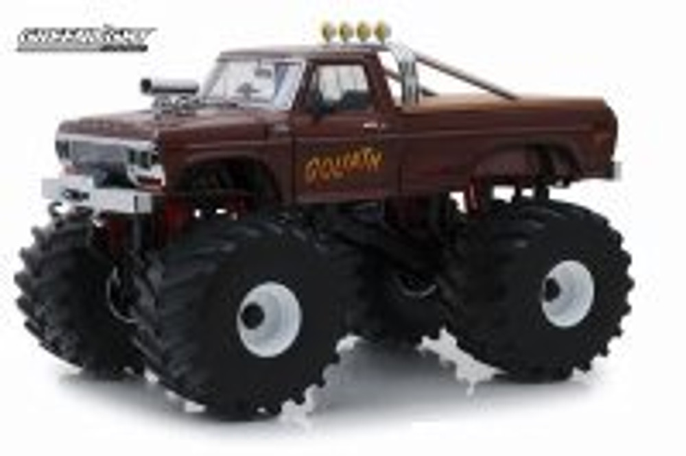 1979 Ford F-250 Monster Truck (with 66-inch Tires), Kings of Crunch - Goliath - Greenlight 13540 - 1/18 scale Diecast Model Toy Car