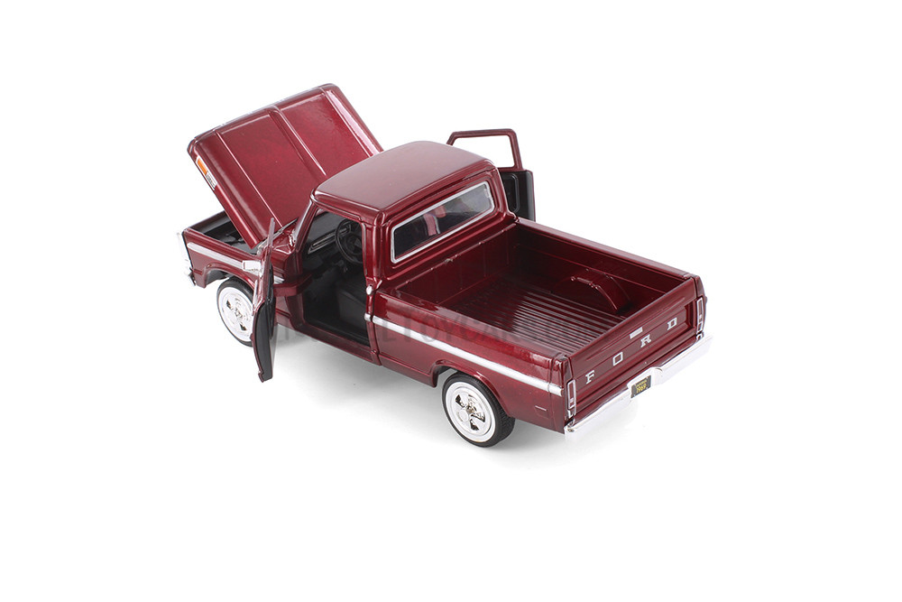 1969 Ford F-100 Pickup Truck, Red - Showcasts 71315D - 1/24 Scale Diecast Model Toy Car (1 car, no box)