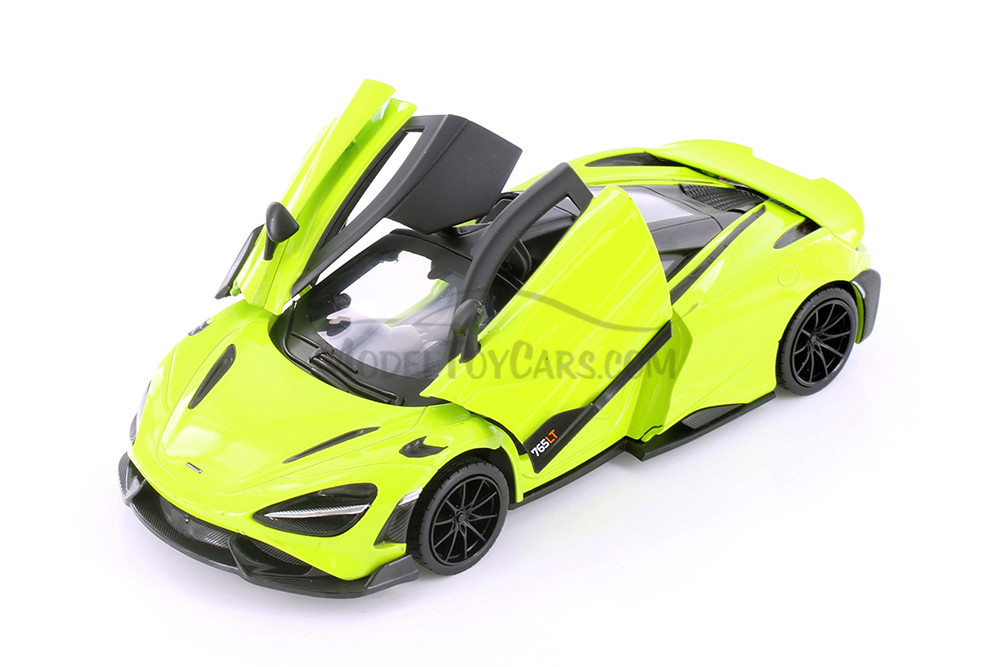 マックス McLaren 765LT, Green - Showcasts 68276D - 1/24 Scale Diecast Model