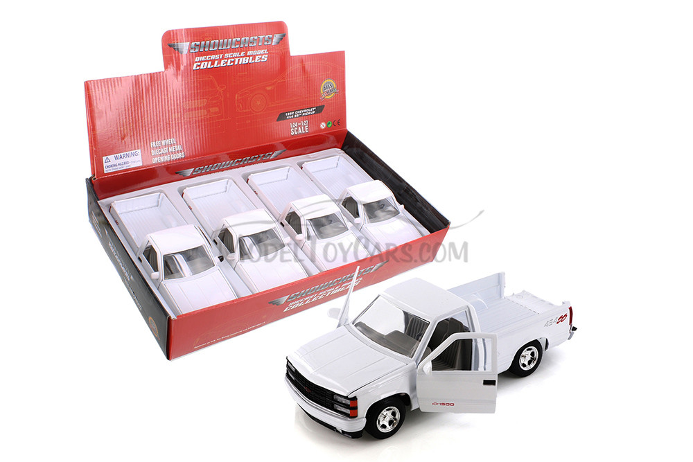 1992 Chevy 454 SS, White - Showcasts 77203D - 1/24 Scale Diecast Model Toy Car
