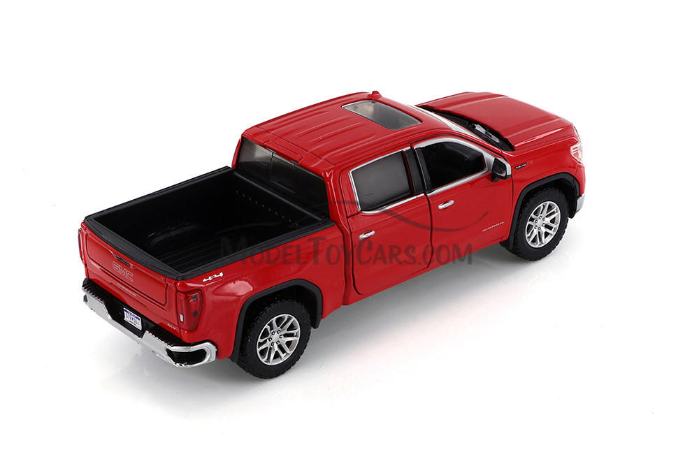 2019 GMC Sierra 1500 SLT Crew Cab, Red - Showcasts 71361D - 1/27 Scale Diecast Model Toy Car