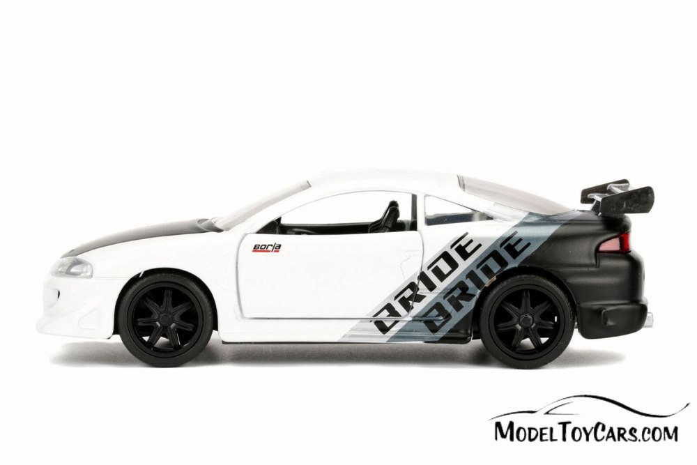 1995 Mitsubishi  Eclipse Hard Top, White - Jada 99126WA1 - 1/32 Scale Diecast Model Toy Car