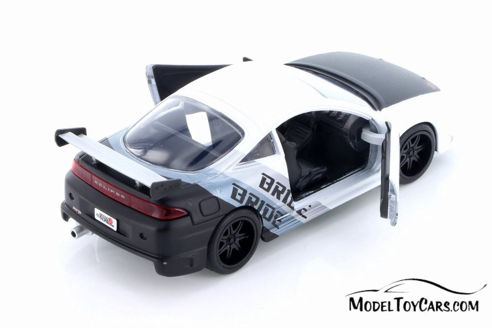 1995 Mitsubishi  Eclipse Hard Top, White - Jada 99126WA1 - 1/32 Scale Diecast Model Toy Car