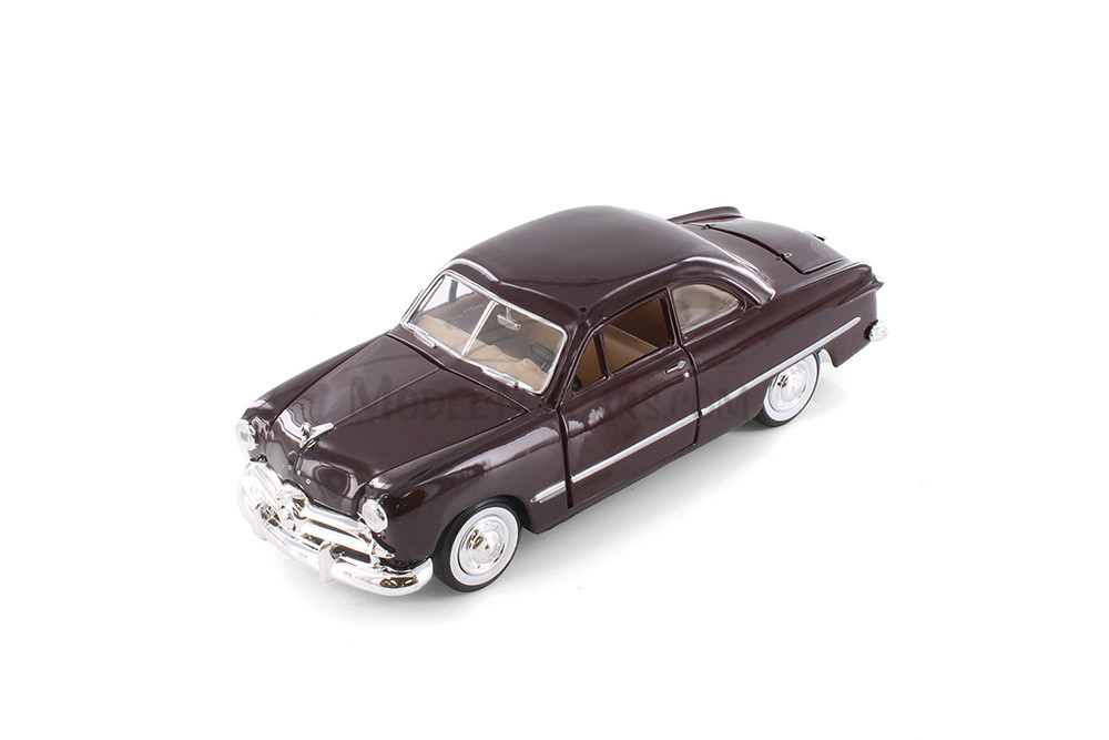 1949 Ford Coupe Hardtop, Dark Brown - Showcasts 77213D - 1/24