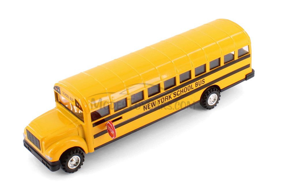 New York Super School Bus, Yellow - Showcasts 9948/4DNY - Diecast