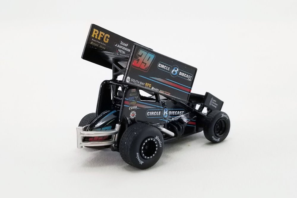 2022 Winged Sprint Car, #39 Christopher Bell - Acme A6422013 - 1/64 Scale Diecast Model Toy Car