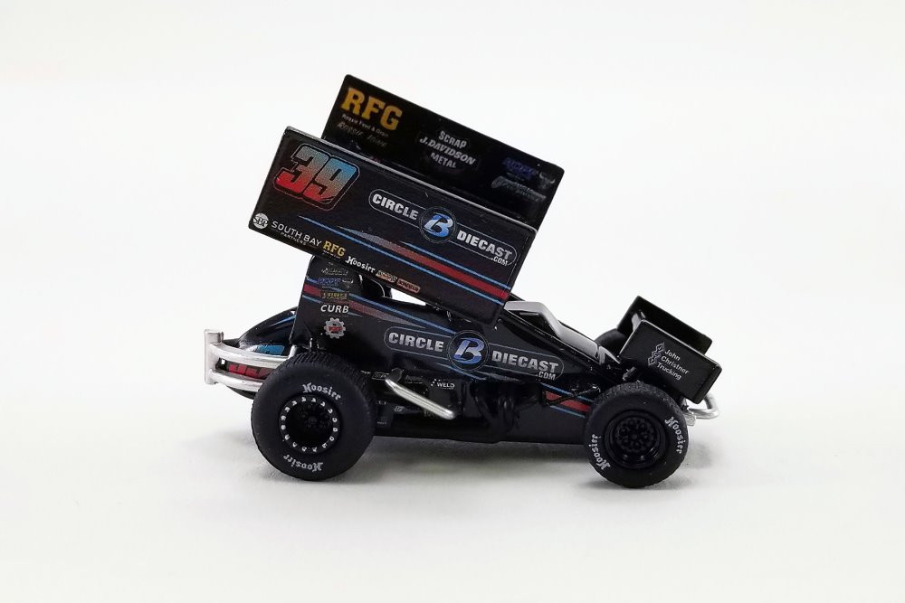 2022 Winged Sprint Car, #39 Christopher Bell - Acme A6422013 - 1/64 Scale Diecast Model Toy Car