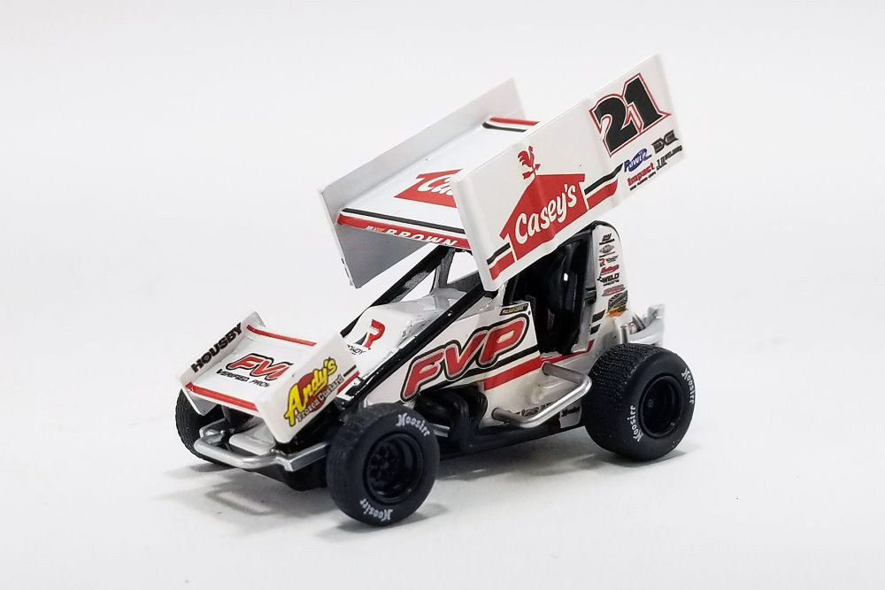 2022 Winged Sprint Car, #21 Brian Brown - Acme A6422009 - 1/64