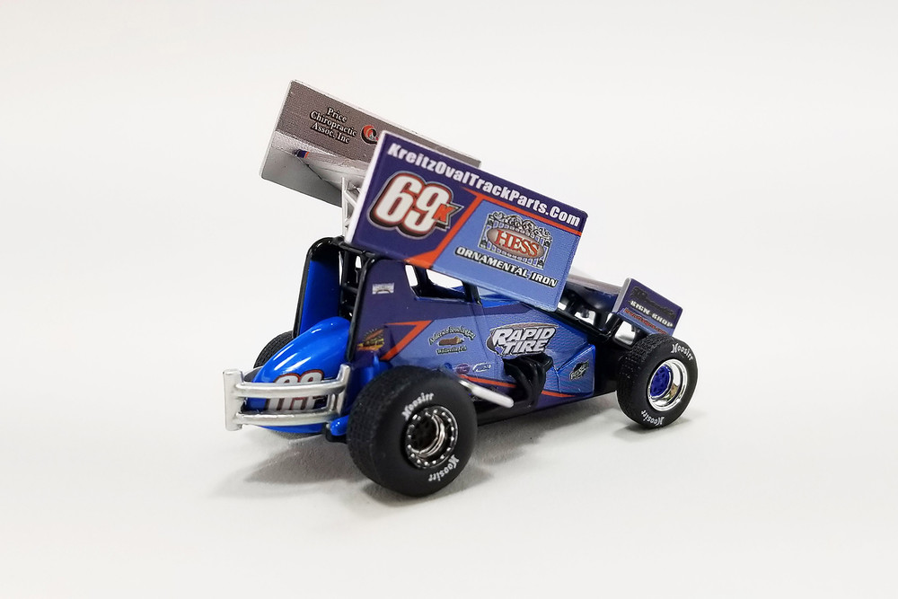 2022 Winged Sprint Car, #69K Lance Dewease - Acme A6422008 - 1/64 Scale Diecast Car