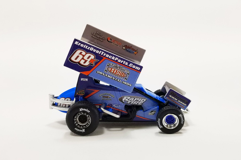 2022 Winged Sprint Car, #69K Lance Dewease - Acme A6422008 - 1/64 Scale Diecast Car