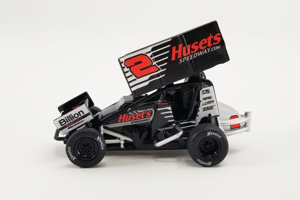 2022 Winged Sprint Car, #2 David Gravel - Acme A6422002 - 1/64 scale Diecast Model Toy Car