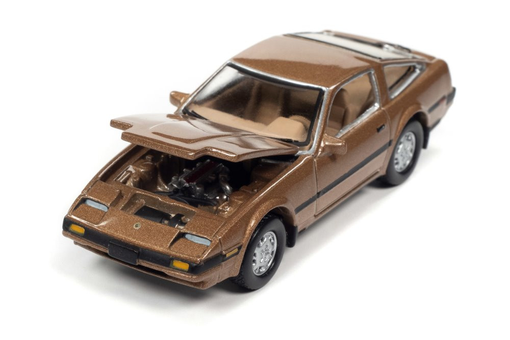 1984 Nissan 300ZX, Gold - Johnny Lightning JLSP243/24A - 1/64 Scale Diecast Model Toy Car