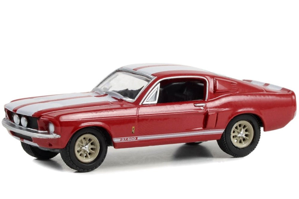1967 Shelby GT-500, Red - Greenlight 37280F/48 - 1/64 Scale Diecast Model Toy Car