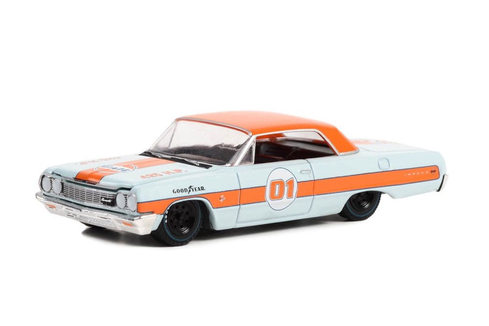 1964 Chevrolet Impala SS - Lagoon Aqua 1:43 Goldvarg Collection GC-073 A
