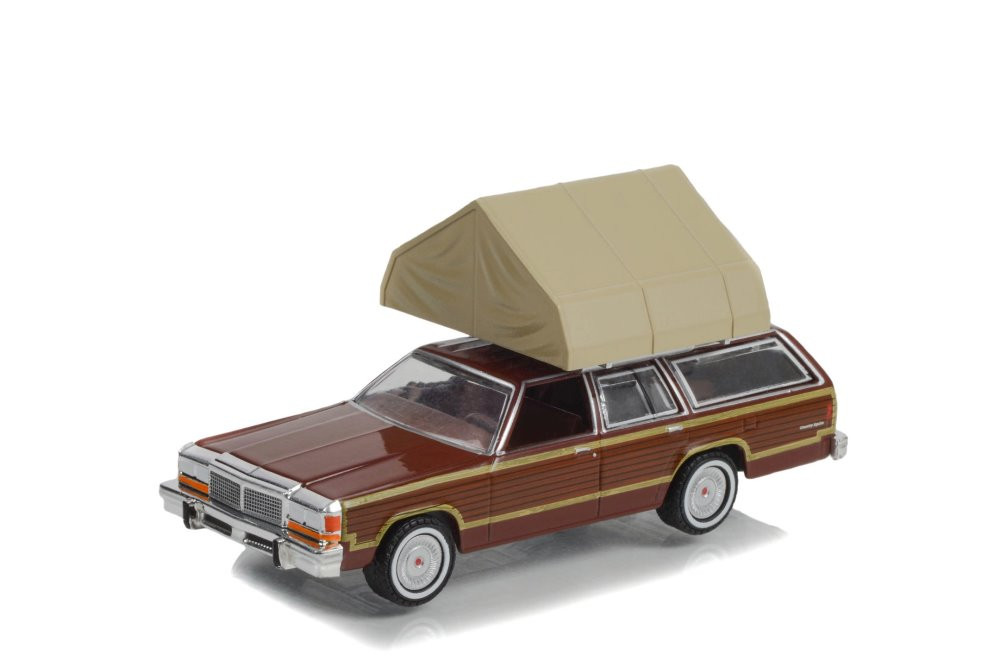 1979 Ford LTD Country Squire and Sleeper Tent - Greenlight 38030C