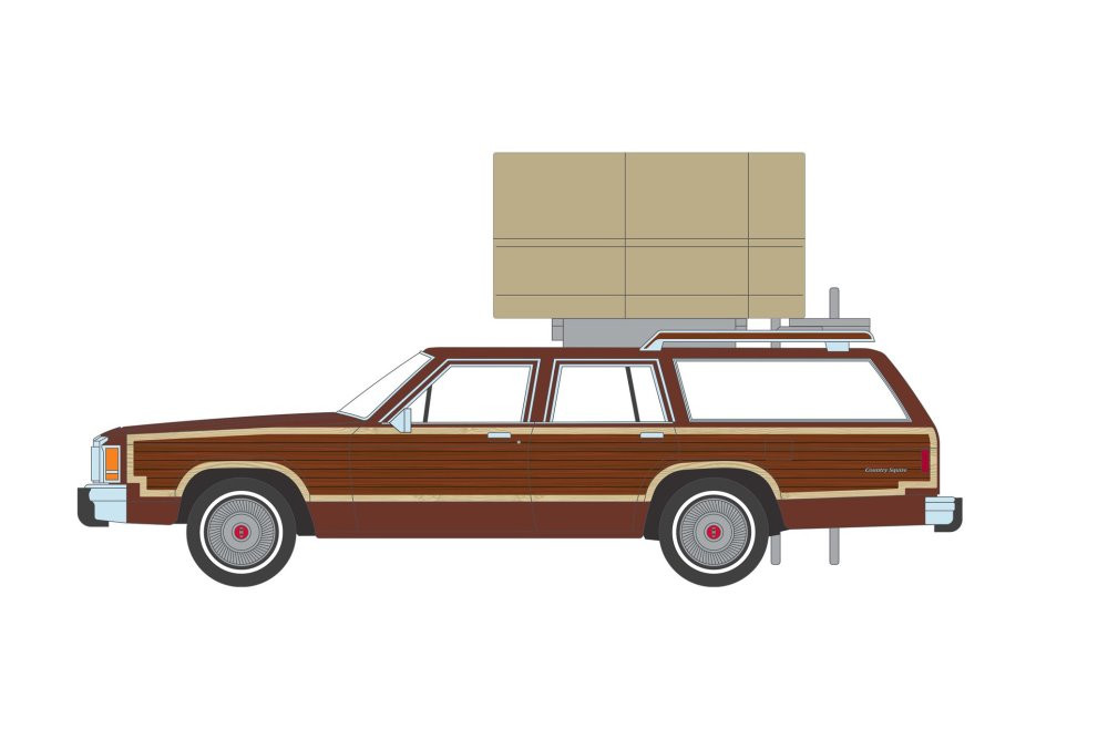 1979 Ford LTD Country Squire and Sleeper Tent - Greenlight 38030C