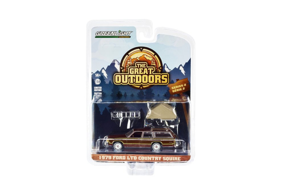 1979 Ford LTD Country Squire and Sleeper Tent - Greenlight 38030C