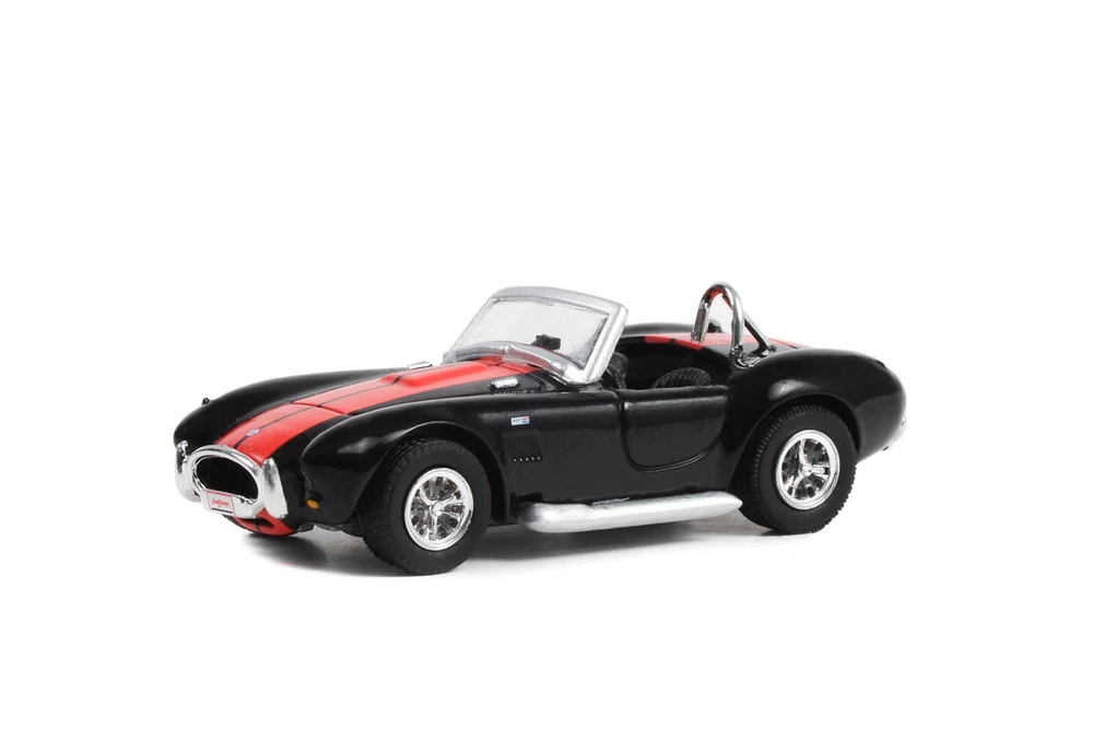 1965 Shelby Cobra 427 (Lot #3002), Black - Greenlight 37270A/48 - 1/64 Scale Diecast Model Toy Car
