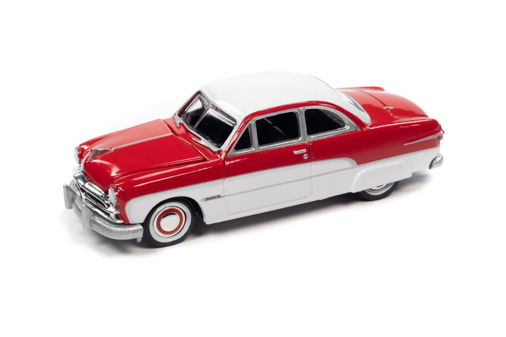 1950 Ford Coupe, Red /White - RC2 RCSP024/24 - 1/64 Scale Diecast Model Toy Car