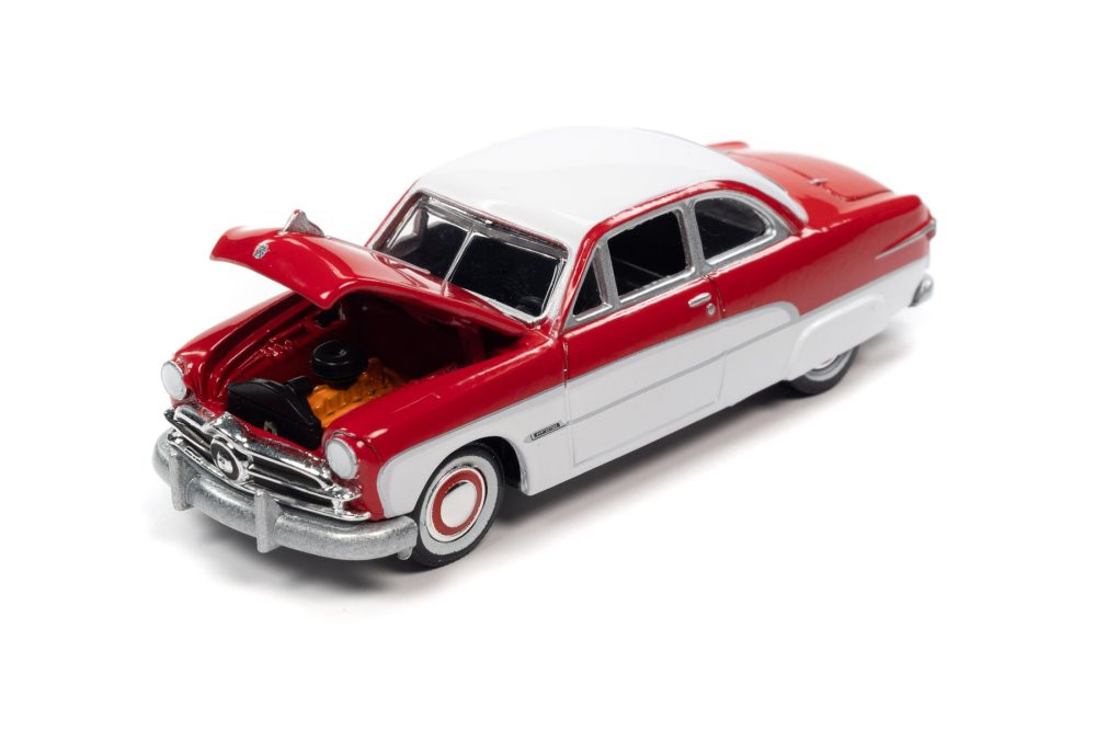 1950 Ford Coupe, Red /White - RC2 RCSP024/24 - 1/64 Scale Diecast Model Toy Car