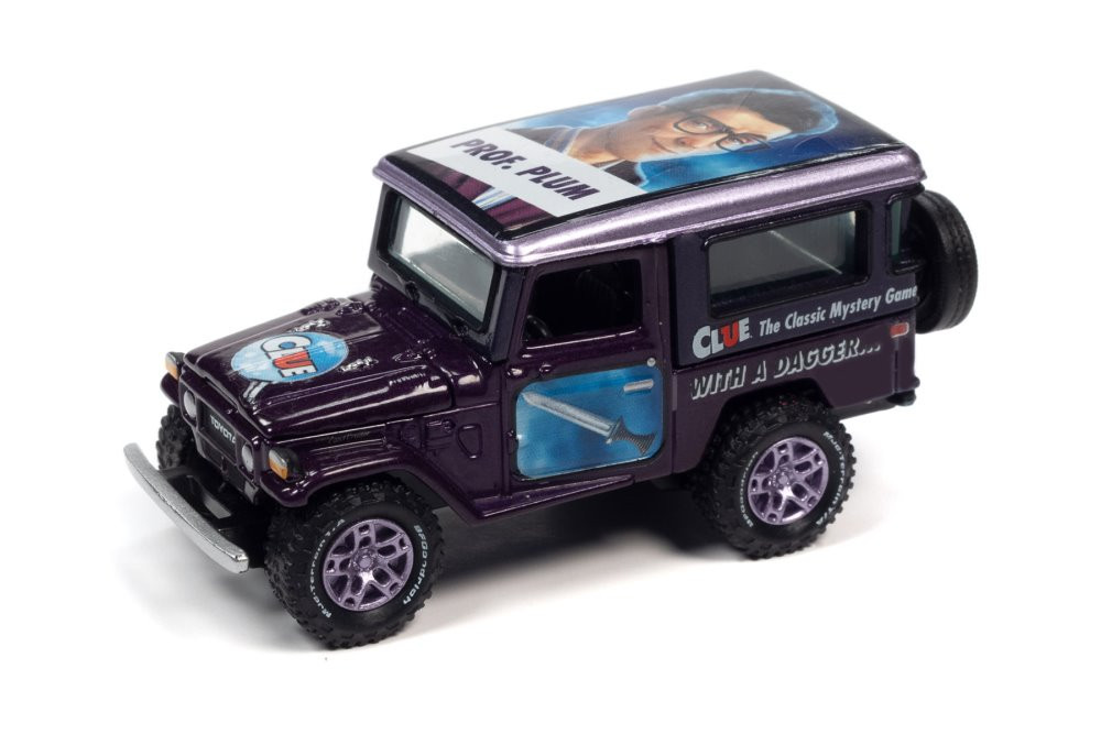 1980 Toyota Land Cruiser w/ Poker Chip, Clue - Johnny Lightning