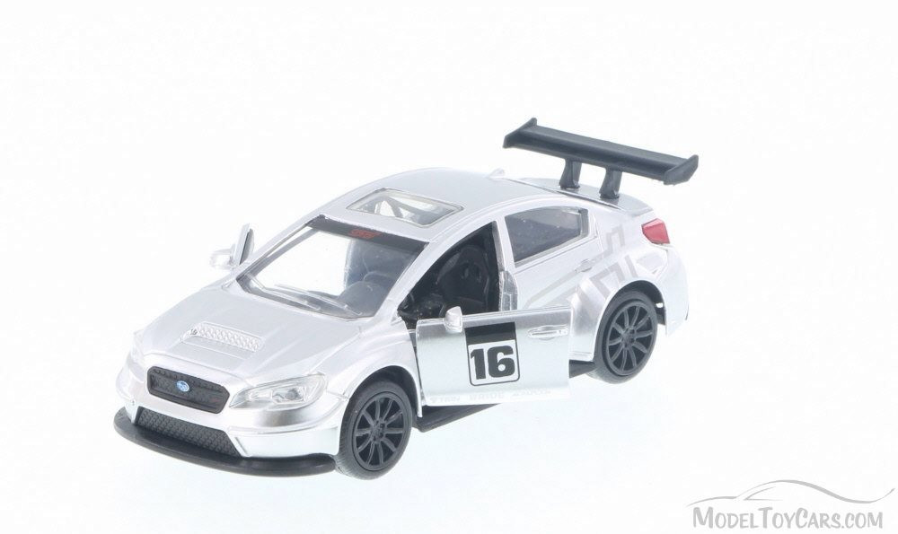 2016 Subaru WRX STI Widebody, Silver - Jada 99122DP1 - 1/32 Scale Diecast Model Toy Car