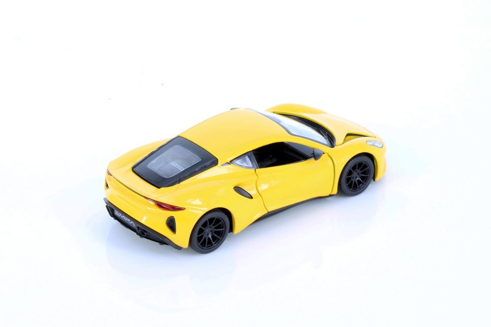 Lotus Emira, Yellow - Kinsmart 5441D - 1/34 Scale Diecast Model Toy Car