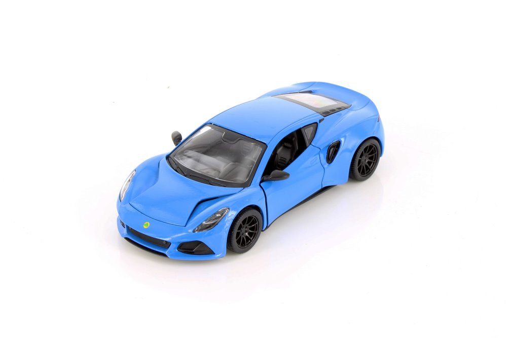 Lotus Emira, Blue - Kinsmart 5441D - 1/34 Scale Diecast Model Toy Car