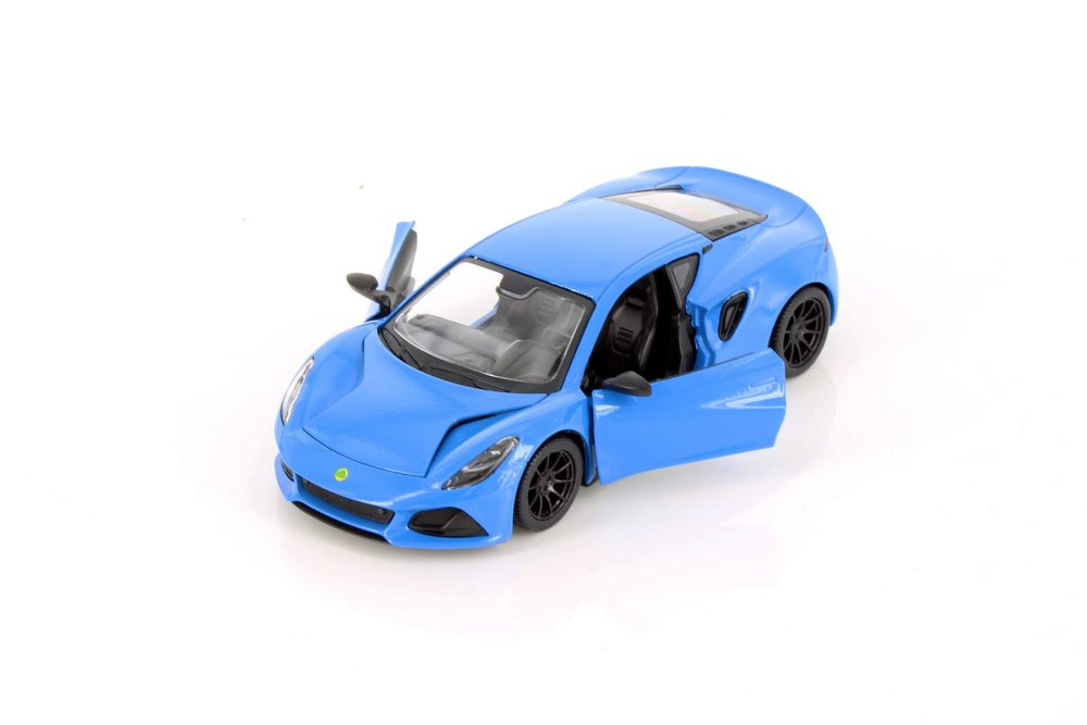 Lotus Emira, Blue - Kinsmart 5441D - 1/34 Scale Diecast Model Toy Car