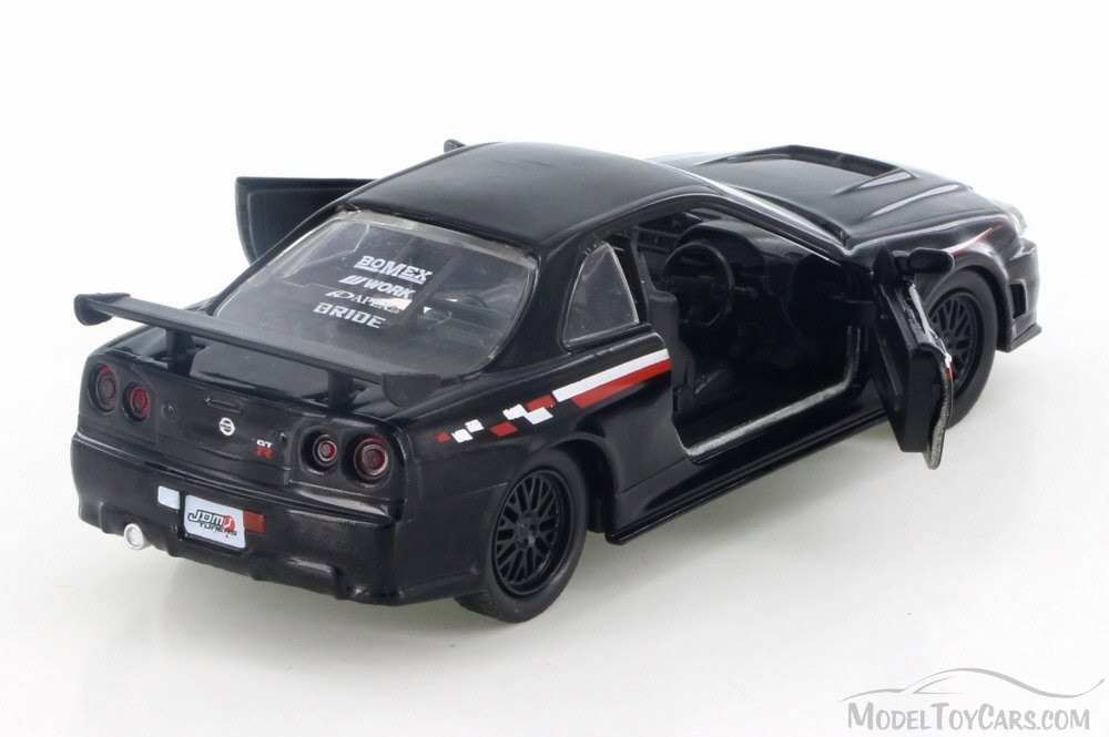 2002  Nissan Skyline GT-R Hard Top, Black - Jada 99140 - 1/32 Scale Diecast Model Toy Car