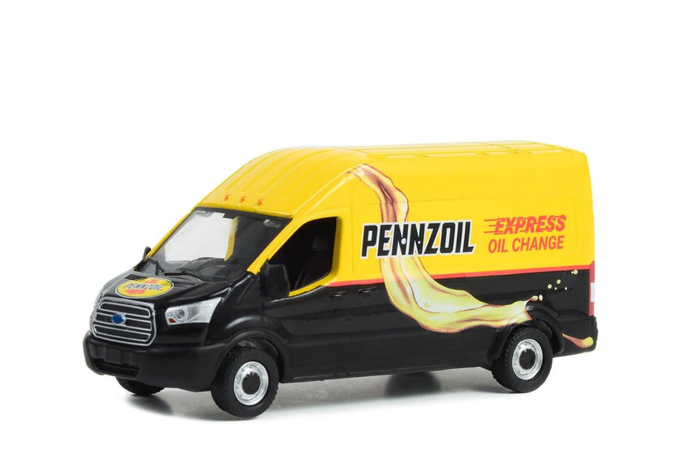 2019 Ford Transit LWB High Roof Van, Yellow - Greenlight 53050C/48