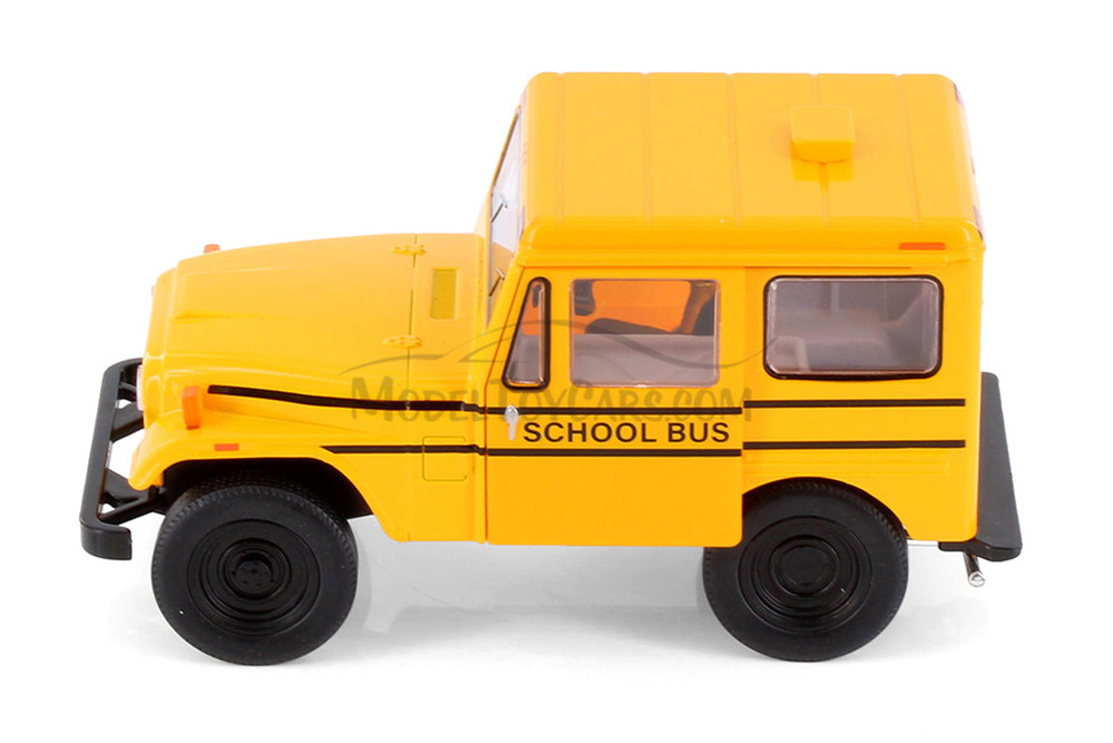 1971 Jeep DJ-5B School Bus, Yellow - Kinsmart 5446D - 1/26 Scale