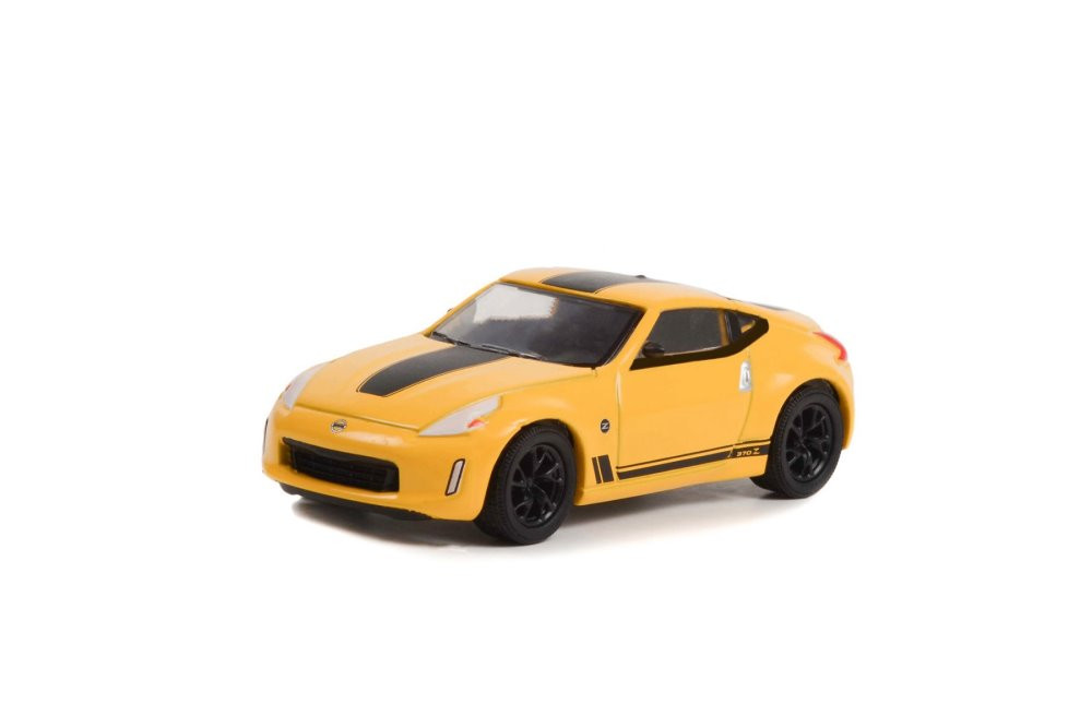 2019 Nissan 370Z, Yellow - Greenlight 63020F/48 - 1/64 Scale Diecast Model Toy Car