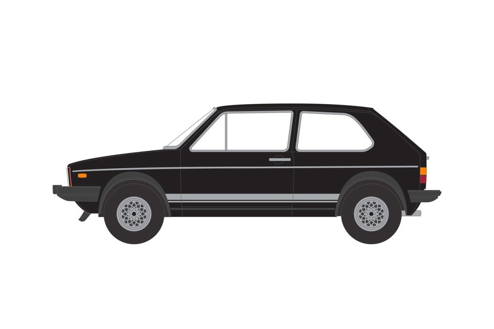 1983 Volkswagen Golf Mk I GTI, Black - Greenlight 63020D/48 - 1/64 Scale Diecast Model Toy Car