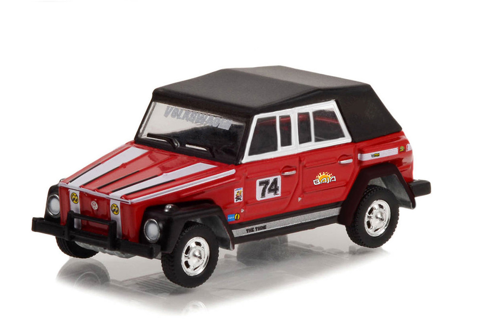 1974 Volkswagen  Thing (Type 181), Red - Greenlight 36060C/48 - 1/64 scale Diecast Model Toy Car