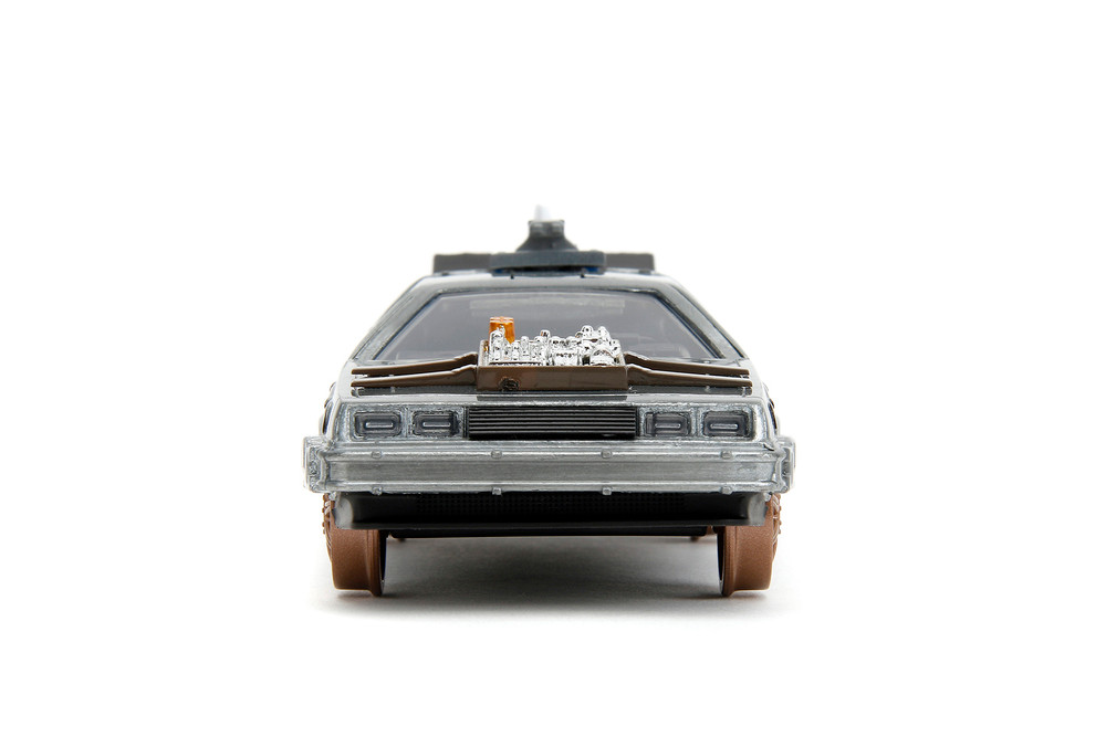 1990 DeLorean DMC Train Wheel Version, Back to the Future Part III - Jada Toys 34786 - 1/32 Scale