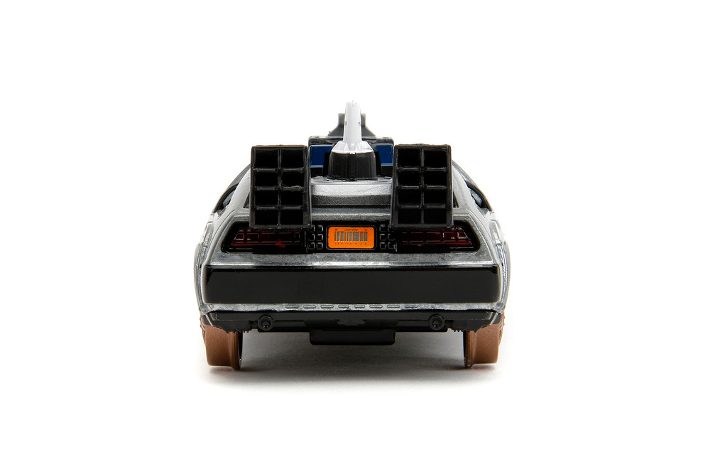 1990 DeLorean DMC Train Wheel Version, Back to the Future Part III - Jada Toys 34786 - 1/32 Scale