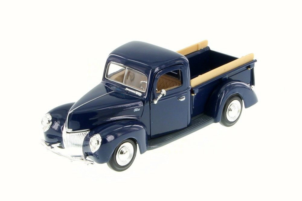 1940 Ford Pick Up truck, Blue - Motor Max 73234WB - 1/24 Scale Diecast Model Toy Car
