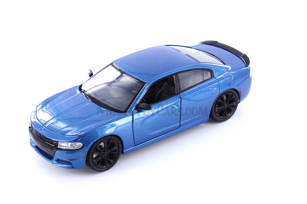 2023 Dodge Charger SXT Hardtop, Blue - Showcasts 71387BU - 1/24 Scale Diecast Model Toy Car