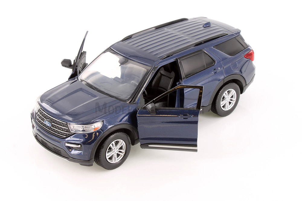 2022 Ford Explorer XLT, Blue - Showcasts 71378BU - 1/24 Scale Diecast Model Toy Car